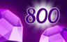 Jewel Academy Sparkling Purple Jewels Badge