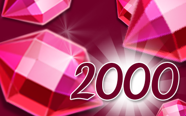 Jewel Academy Mesmerizing Red Jewels Badge