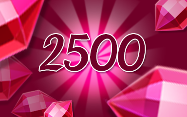 Jewel Academy Red Jewels 2500 Badge