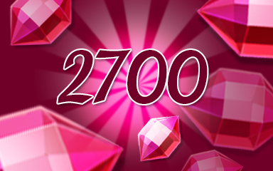 Jewel Academy Red Jewels 2700 Badge