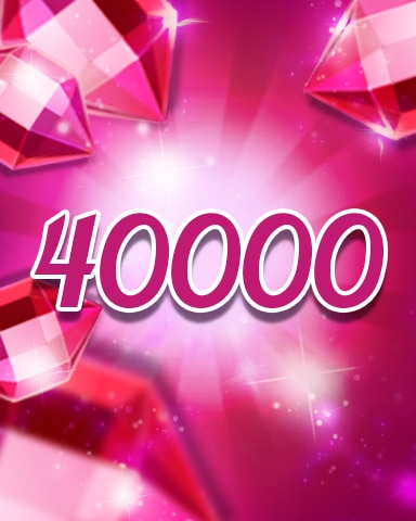 Jewel Academy Red Jewels 40000 Badge