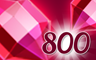 Jewel Academy Sparkling Red Jewels Badge