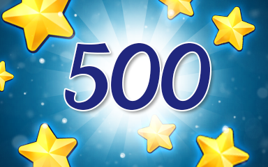Jewel Academy Stars 500 Badge