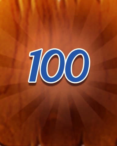 Jewel Academy Wood 100 Badge