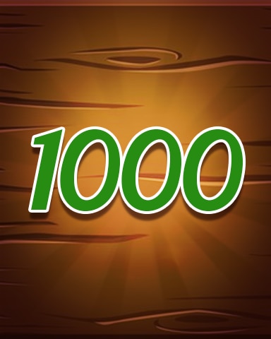 Jewel Academy Wood 1000 Badge