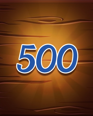 Wood 500 Badge - Jewel Academy