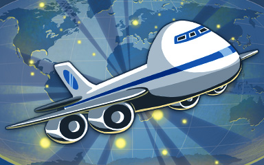 Jet Set Solitaire Business Class Badge