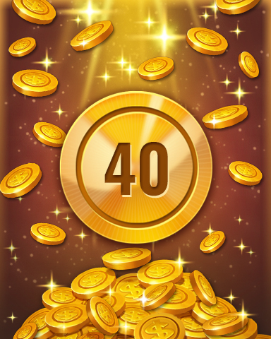 Pogo Slots Rank 40 Badge