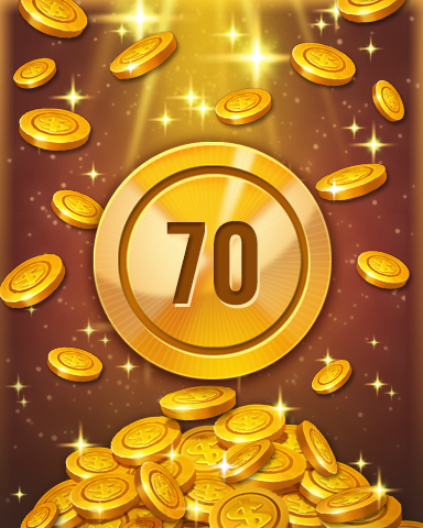 Pogo Slots Rank 70 Badge
