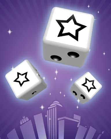 Dice City Roller HD Starstruck Badge