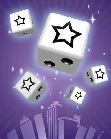 Super Star Badge - Dice City Roller HD