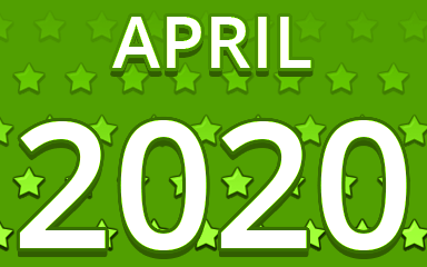 Pogo Daily Sudoku Starry April 2020 Badge