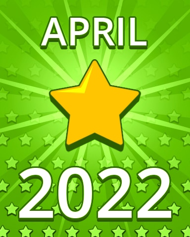 Pogo Daily Sudoku All Stars April 2022 Badge
