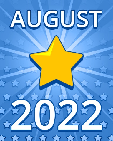 Pogo Daily Sudoku All Stars August 2022 Badge