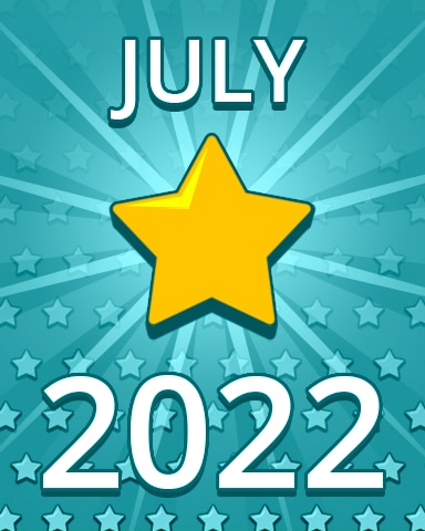 Pogo Daily Sudoku All Stars July 2022 Badge