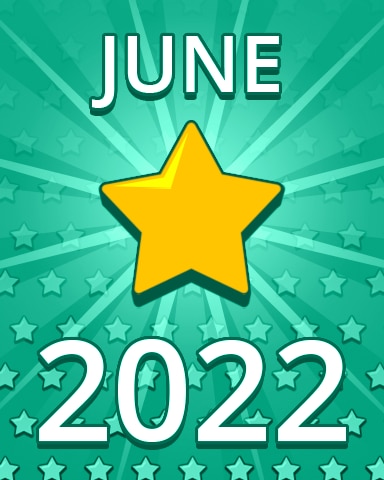 Pogo Daily Sudoku All Stars June 2022 Badge