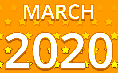 Pogo Daily Sudoku Starry March 2020 Badge