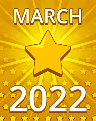 Pogo Daily Sudoku All Stars March 2022 Badge