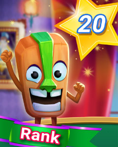Pogo Addiction Solitaire HD Rank 20 Badge - Solitaire Enthusiast!