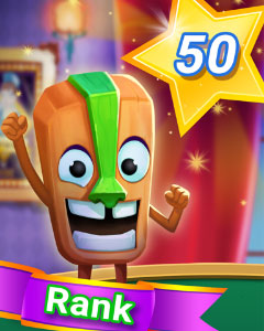 Pogo Addiction Solitaire HD Rank 50 Badge - Diligent Player!