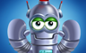 Poppit! Party Robot Level 1 Badge