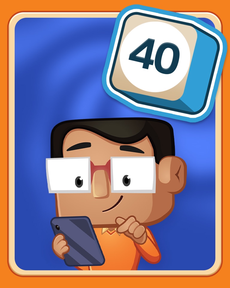 Stupendous Searcher Badge - Boggle Bash 2