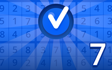 Pogo Daily Sudoku Beginner 7 Badge