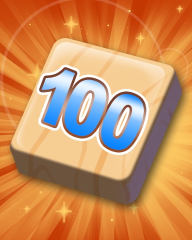 Scrabble Rank 100 Badge