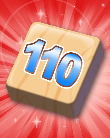 Scrabble Rank 110 Badge