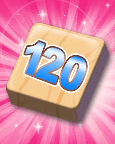 Scrabble Rank 120 Badge