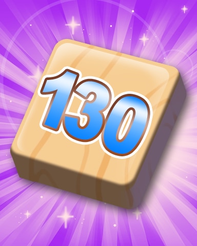 Scrabble Rank 130 Badge