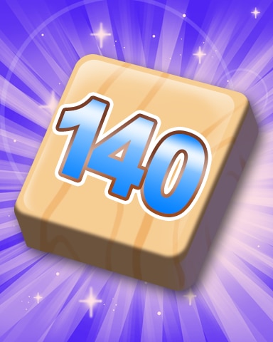 Scrabble Rank 140 Badge