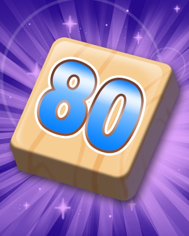 Scrabble Rank 80 Badge