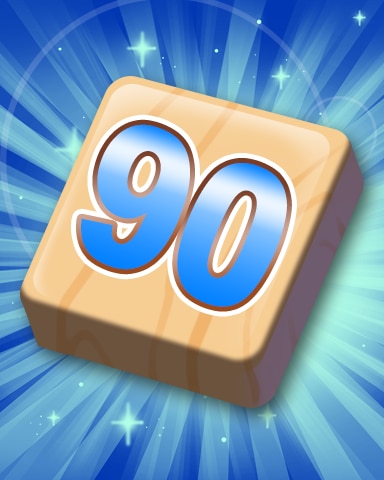 Scrabble Rank 90 Badge