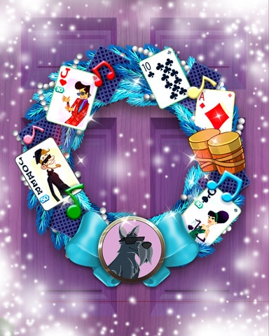 Canasta HD Clyde's Groovy Wreath Badge
