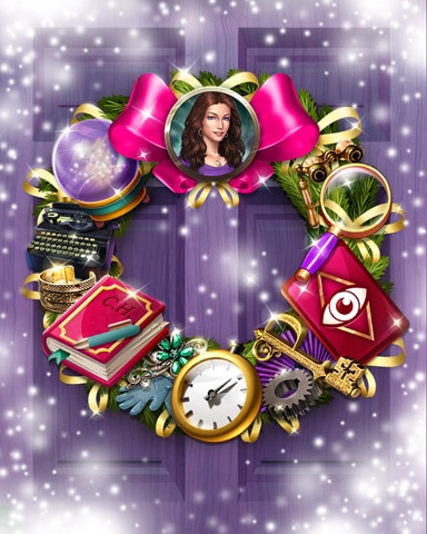 Claire Hart: Secret in the Shadows Claire's Charm Wreath Badge