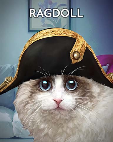 First Class Solitaire HD Ragdoll Cats In Hats Badge
