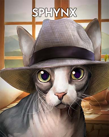 Quinn's Aquarium Sphynx Cats In Hats Badge