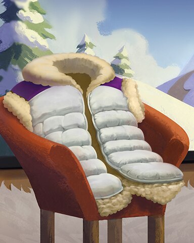 Fleece Vest Cozy Chalet Badge