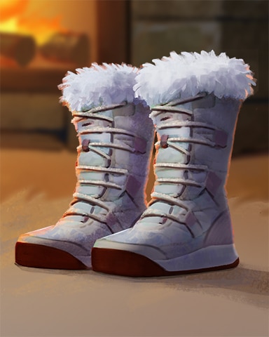 Snow Boots Cozy Chalet Badge