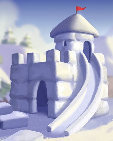 Snow Fort Cozy Chalet Badge