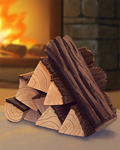 Firewood Cozy Chalet Badge