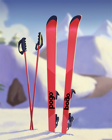 Skis Cozy Chalet Badge