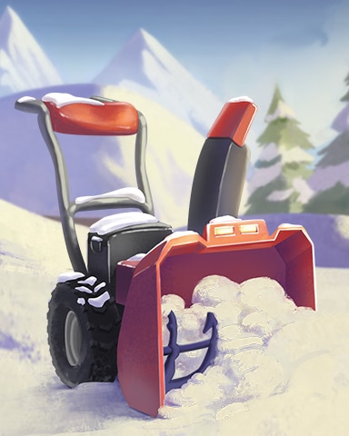 Snow Blower Cozy Chalet Badge