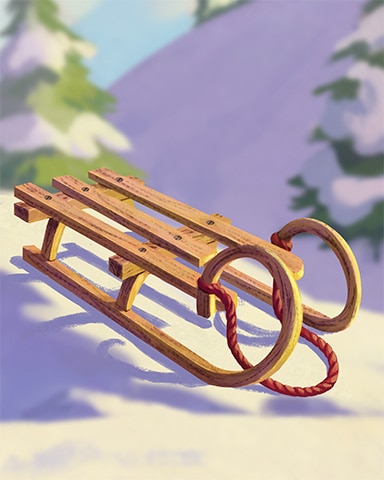 Toboggan Cozy Chalet Badge