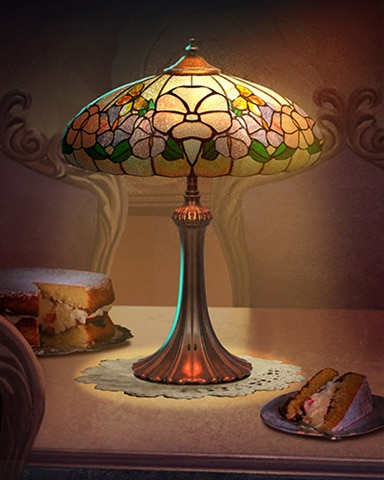 Morning Glory Decorative Lamps Badge