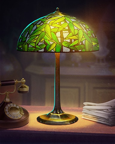 Rainy Day Spider Solitaire HD Bamboo Decorative Lamps Badge