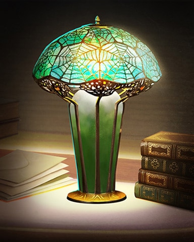 Cobweb Decorative Lamps Badge