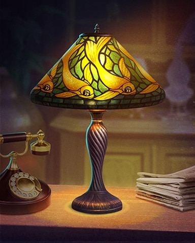 Jet Set Solitaire Fish Decorative Lamps Badge