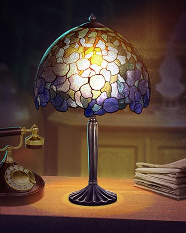 Hydrangea Decorative Lamps Badge